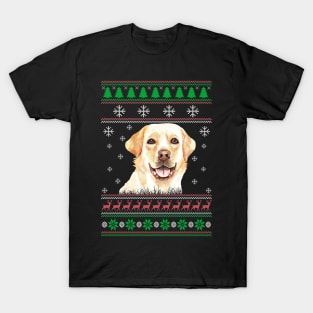 Cute Labrador Retriever Dog Lover Ugly Christmas Sweater For Women And Men Funny Gifts T-Shirt